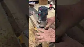 Routing a recess