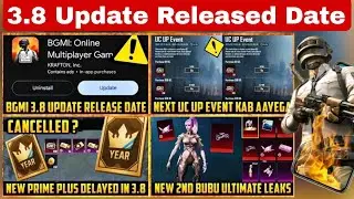 BGMI NEW UPDATE DATE / BGMI 3.8 UPDATE RELEASE DATE / BGMI ME UPDATE KAB AAYEGA / BGMI 3.8 FEATURES