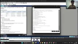 4.2.7 packet tracer   configure router on a stick inter vlan routing