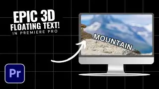 Create 3D Floating Text Animation in Premiere Pro! (2025 Ultimate Guide)