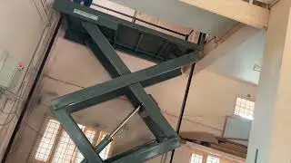 SCISSOR LIFT | HYDRAULIC GOODS LIFT | 3 TON CAPACITY | CHETANA HYDRAULICS AND ELEVATORS HYDERABAD