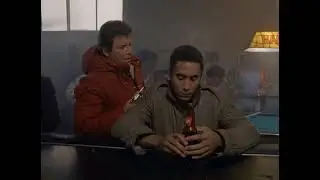William Shatner and Richard Biggs in 