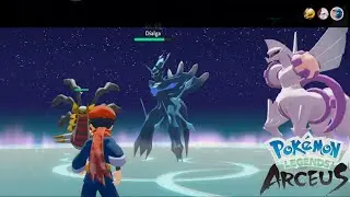 Pok&eacute;mon Legends Arceus - Eternal Battle Reverie - Giratina Form & Origin Dialga and Palkia