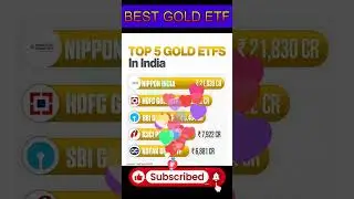 TOP 5 GOLD ETF FUND | #goldetf #etf #viralshorts #Shorts