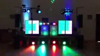 Dj Skip Alexander & The Wedding Disco Lights, screens & sound.