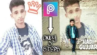 PicsArt Own Wall Photo Editing Tutorial || Picsart Editing Video
