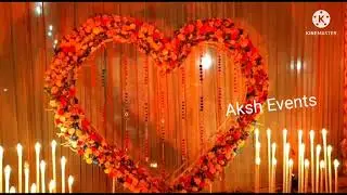 Wedding Event | Tent Decoration | Red Theme Decor | Entry Passage Decor | Aksh Events