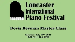 LIPF: Boris Berman Master Class