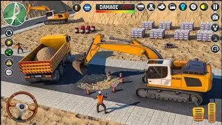 City Road Construction Simulation 🚧 Simulator Indian Android Gameplay