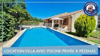 Location à la semaine. Villa avec Piscine Privée à Pézenas | 90m², 2 CH, Jardin et Parking Sécurisé
