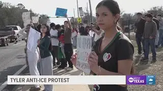 Multiple Anti-ICE Protests Held Across Texas