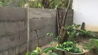 Low cost boundary wall