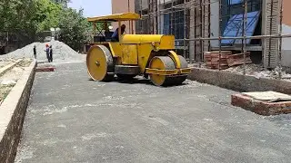 WBM Road Compaction  ||  Live || Stone Dust Laying Process || Water Bound Macadam