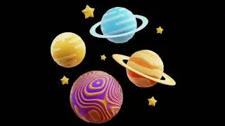Space travel Relaxing baby sensory