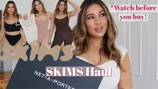 SKIMS SHAPEWEAR HAUL & TRY-ON | IS IT WORTH THE HYPE ? | Mona&rsquo;s Eyes Beauty