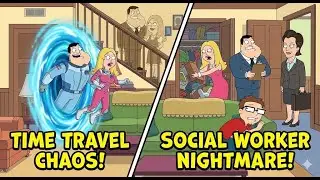 American Dad Best Moments | Stan & Francine Time Travel Chaos & Steve's Social Worker Nightmare