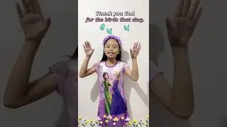 Thank you God Nursery Rhyme | Thank you God for the world so sweet