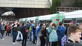Class 313 Farewell Tour - Stock running ECS into Lovers Walk