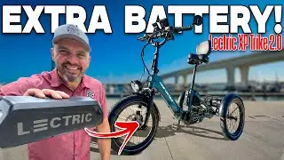 Электрический | XP Trike 2.0 | Установка двух заводских аккумуляторов на электровелосипед мощност...