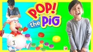 POP the PIG Family Fun Game for kids Kinder Egg Surprise Toys