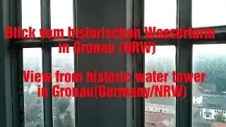 View from historic water tower in Gronau (Germany/NRW) --- 3 June 2018