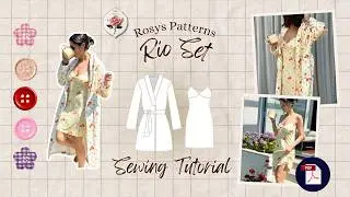 Robe & Slip Dress Sewing Tutorial Video