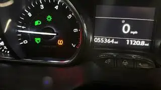 Peugeot 2008 TPMS Reset 2014