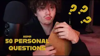 asmr 🧠🧠 50 personal questions to help you sleep