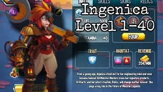 (Monster Legends) Ingenica Monster Review, Not the Best Monster, 72 Hour Challenge