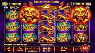 Up to $120/Spin on Fortune Coin Slot Machine