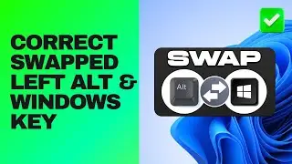 [Easy Guide] Correct Swapped Left ALT and Windows Key