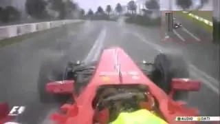 Australian GP 2013 Felipe Massa In Wet Conditions......