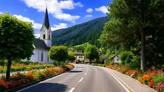Relaxing Scenic Drive &ndash; Pattergassen to Turracher See, Austrian Alps Road | 4K 60fps