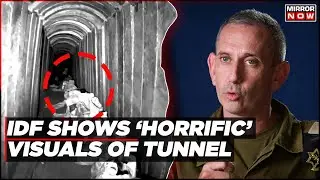 'Horrific Visuals' | IDF Releases Video Of Hamas' Tunnel | Daniel Hagari | Israel Vs Hamas |Top News