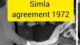 Simla agreement #history of Pakistan #helpful for all competitive exams as well as viva questions