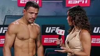 Rafael Dos Anjos on loss Rafael Fiziev: I got caught unfortunately | UFC Post Show