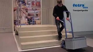 Fetra Treppenkarre mit dreiarmigen Radsternen - Transport leicht gemacht