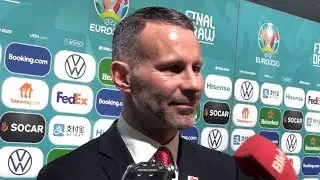 Ryan Giggs Reacts To Wales' Euro 2020 Draw