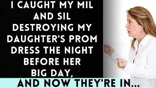 I Caught My MIL and SIL Sabotaging My Daughter's Prom Dress Right Before Her Big Day of