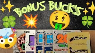 ‼️ALMOST BROKE EVEN‼️ LOTTERY SCRATCH OFF BONUS BUCKS 50X TO CASH LOTTERY SCRATCH OFF TICKETS #win