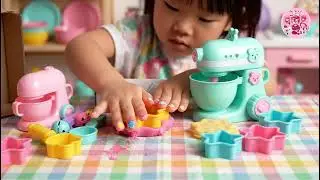 DIY TOYS MINITV Unboxing Toy Baking Set ASMR Toy Baking Set Kids Hands Play Cooking 8K Ultra HD