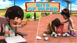 BITS OF PAPER | RHYME | KIDS SONG | POPULAR NURSERY RHYMES। LEARN GOOD HABBITS | KIDS  | @MumMumTV