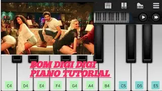 bom digi digi bom bom| piano tutorial| with YAYAR 🎹|| Zack knight||...