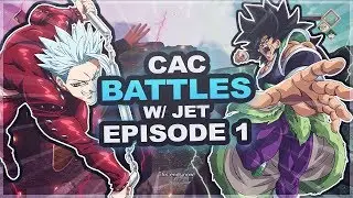 Бои в Jump Force с участием персонажей, созданных пользователем (CAC)!: Бан против Броли. Эпизод 1: с участием Джета Пророка.