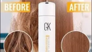 فرد الشعر ببروتين GK 👩 نيولوك شعرك بنتيجة مضمونة ١٠٠% #فرد الشعر  #gk #بروتين_للشعر #كيراتين_الشعر