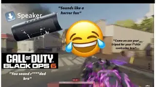 Playing funny sounds with my portable speaker  in different matches of Black Ops 6😂😂