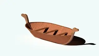AutoCAD 3D Wooden Boat (Ship) Model, Basics - QasimCAD