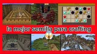 la mejor semilla para crafting and building 2024!!