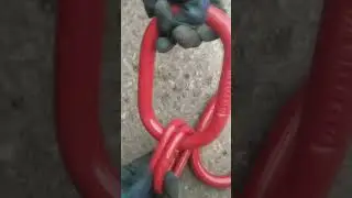 Forged Alloy Steel G80 Chain Master Link Assembly Display