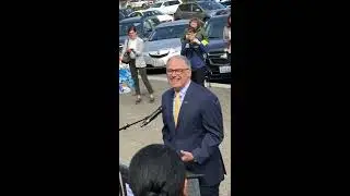 Jay Inslee Speaks At Nurse Rally After Senator's 